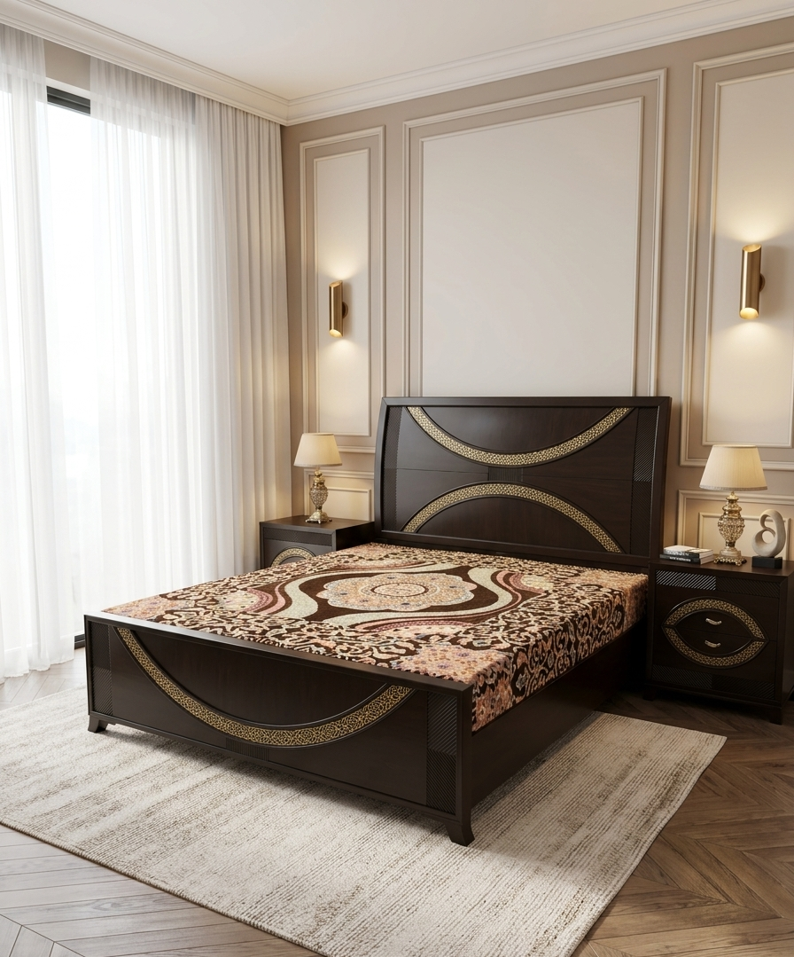 Matt Polish Bed Set - Image 1