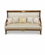 Sofa Set Polish Wooden Complete With Table Set - Image 3