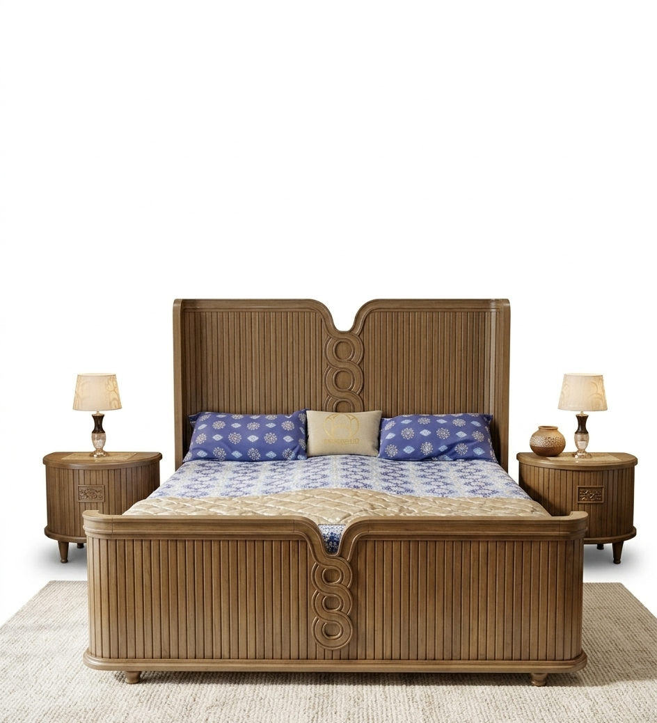 Solid Gujrati Style Bed - Image 2