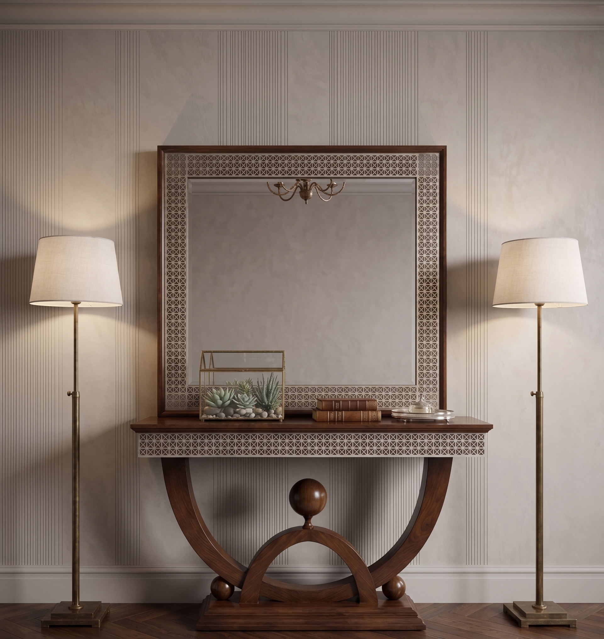 Solid Wooden Console - Image 1